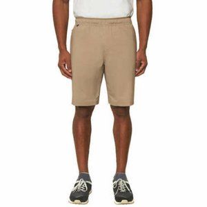 Voyager Men's Active Stretch Travel Shorts in greige color